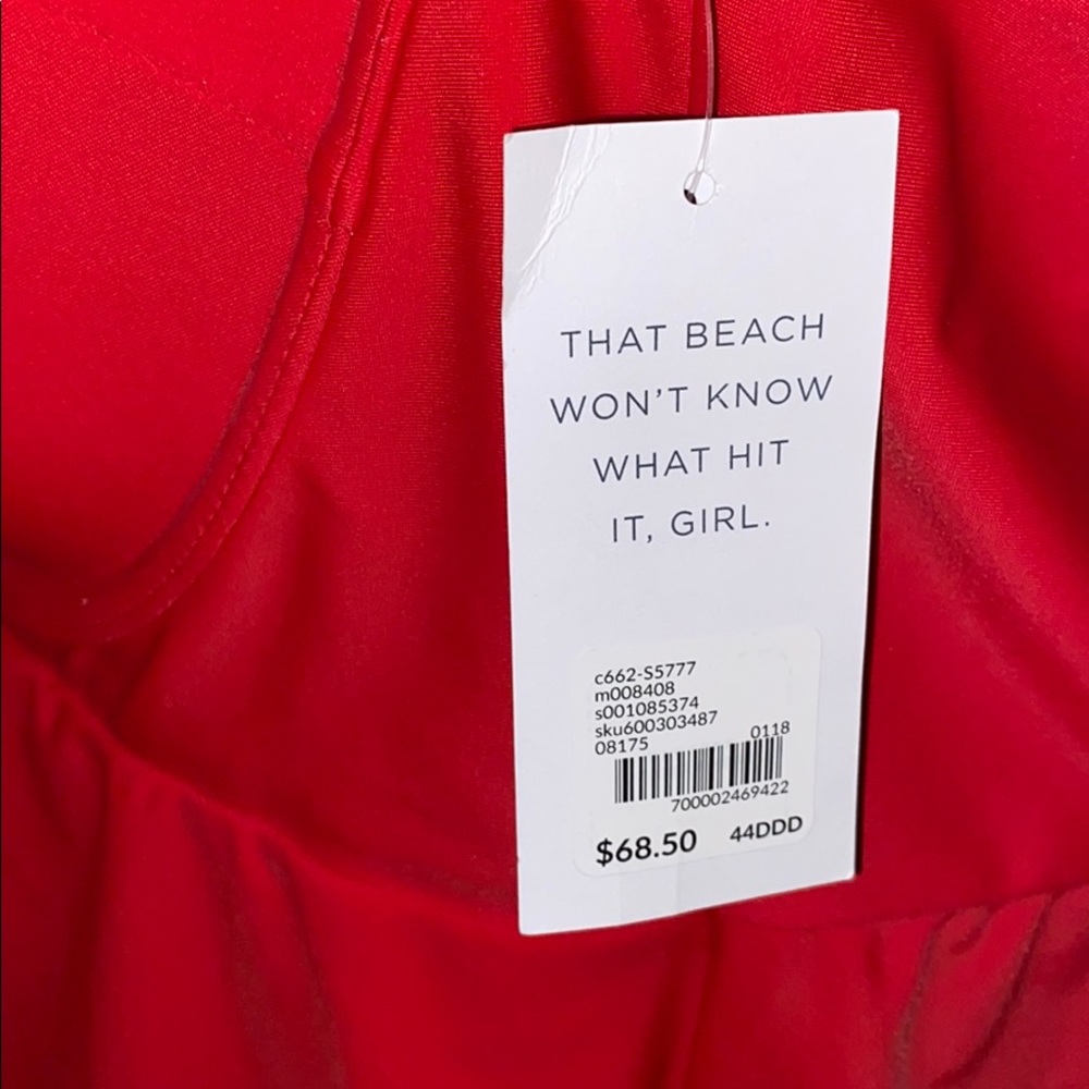 NWT PLUS SIZE TANKINI TOP 🌴🦀🌊🏊‍♂️🏊‍♀️🏄‍♀️🏖⛱ - Picture 6 of 8